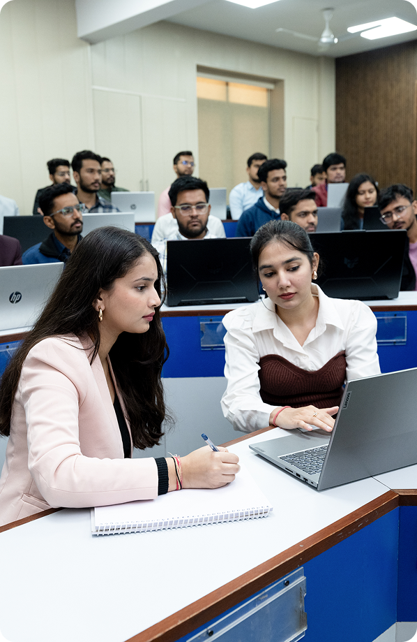 FIIB students learning with industry-focused technology