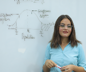 FIIB student presenting in class
